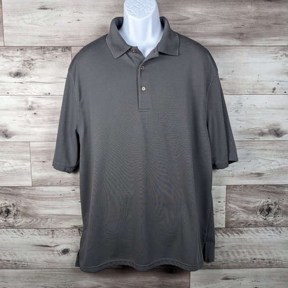 Grand Slam Shirts Grand Slam Mens Short Sleeve Straight Hem Polo